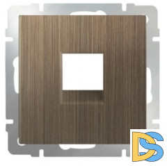 W1191212/ Накладка для розетки Ethernet RJ-45 и телефонной розетки RJ-11 (бронзовый)