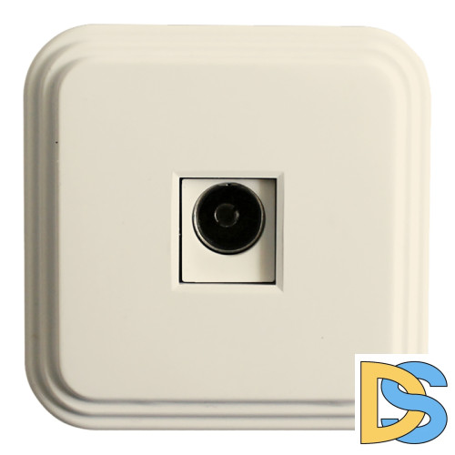 Розетка телевизионная 1-местная Stekker Брест 49063