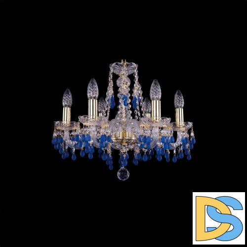 Подвесная люстра Bohemia Ivele Crystal 1410/6/160 G V3001