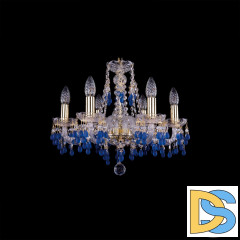 Подвесная люстра Bohemia Ivele Crystal 1410/6/160 G V3001