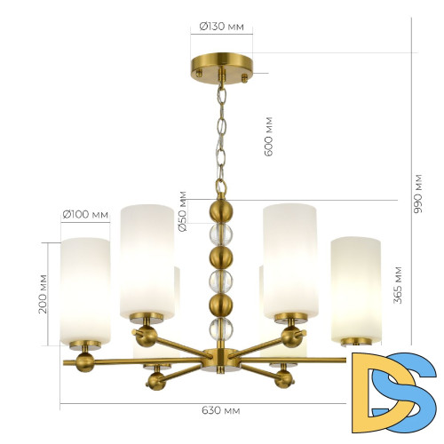Подвесная люстра ST Luce Aurora SL2003.303.06