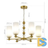 Подвесная люстра ST Luce Aurora SL2003.303.06