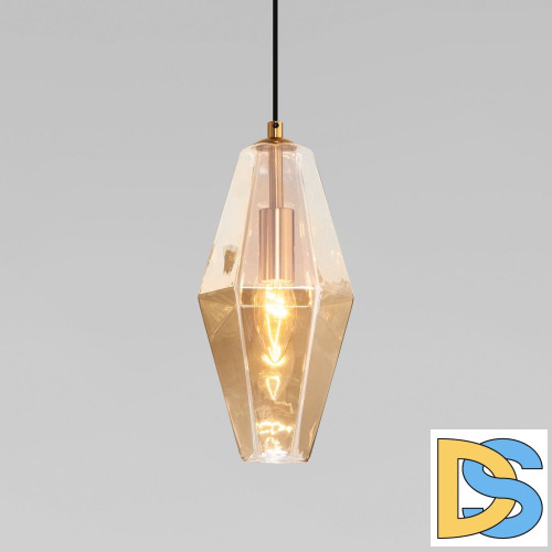 Подвесной светильник Eurosvet Prism 50236/1 янтарный a058957