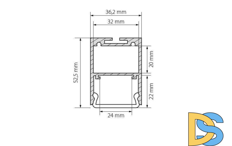 Профиль Arlight ARH-LINE-3750A-2000 ANOD 019615