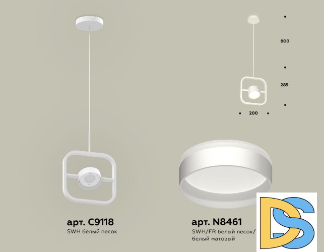 Подвесной светильник Ambrella Light Traditional (C9118, N8461) XB9118152