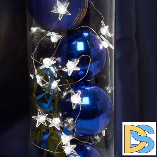 Светодиодная гирлянда Feron Звездочки USB белый без мерцания CL571 41645