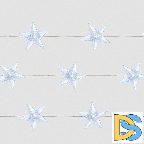 Светодиодная гирлянда Feron Звездочки USB белый без мерцания CL571 41645