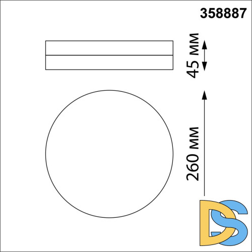 Уличный настенно-потолочный светильник Novotech Street 358887