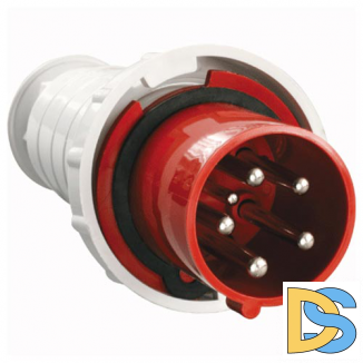 Вилка силовая 3Р+РЕ+N 63A 380В IP54