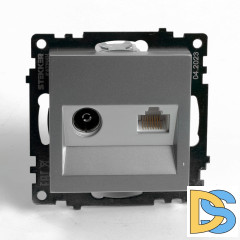 Розетка телевизионная 1-местная Stekker GLS00-7106-03 Катрин 49183