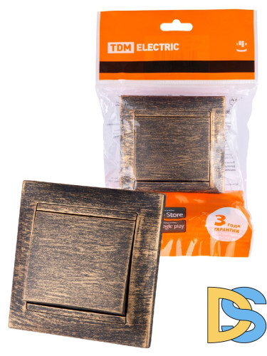 Выключатель одноклавишный Лама TDM Electric SQ1815-0743