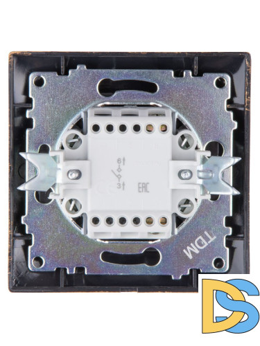 Выключатель одноклавишный Лама TDM Electric SQ1815-0743