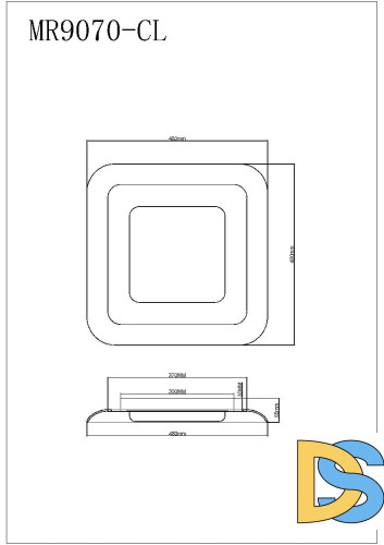 Потолочный светильник Myfar Sao MR9070-CL