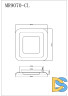 Потолочный светильник Myfar Sao MR9070-CL