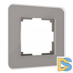 Рамка из стекла на 1 пост Elite дымчатый W0012417