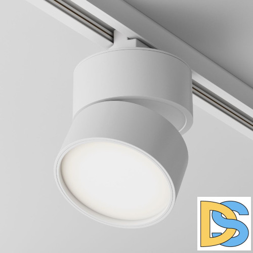 Трековый однофазный светильник Maytoni Onda TR007-1-12W4K-W-1