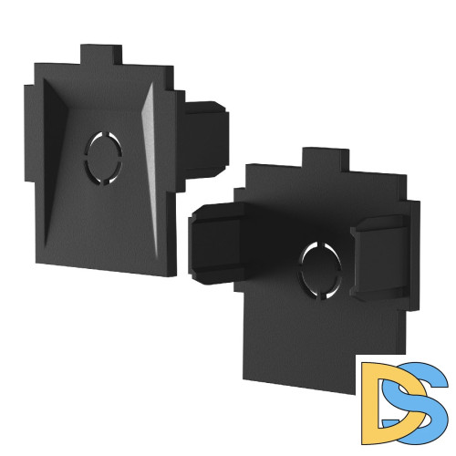 Комплект заглушек к встраиваемому шинопроводу (2 шт.) Maytoni Radity TRA084EC-12B