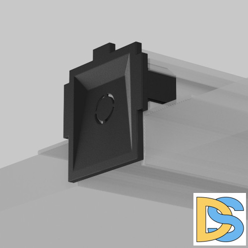 Комплект заглушек к встраиваемому шинопроводу (2 шт.) Maytoni Radity TRA084EC-12B