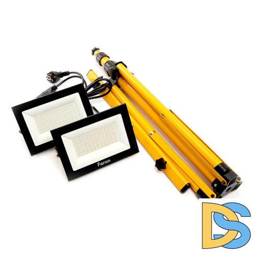 Светодиодный прожектор Feron LL502 на штативе 60W 29567