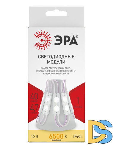 Светодиодный модуль Эра MZ2835-02-12V-2835-IP65-5m-6500 Б0044171