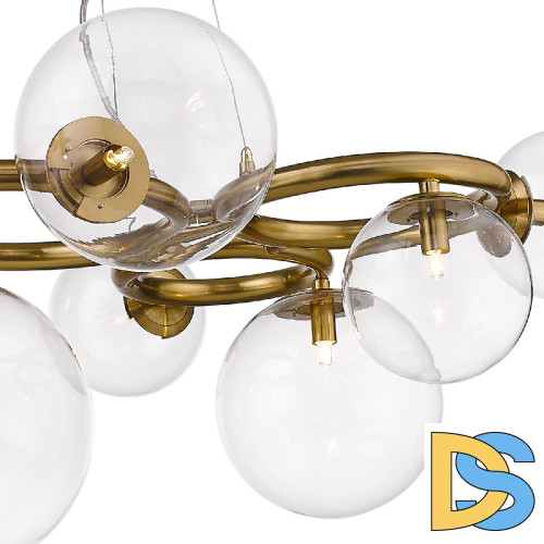 Подвесная люстра DeLight Collection Puppet P68092-9 brass