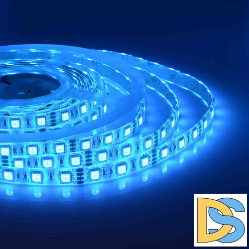 Светодиодная лента Apeyron 12В СТ 14,4Вт/м smd5050 60д/м IP65 5м RGB 12BL