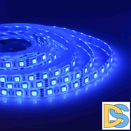 Светодиодная лента Apeyron 12В СТ 14,4Вт/м smd5050 60д/м IP65 5м RGB 12BL