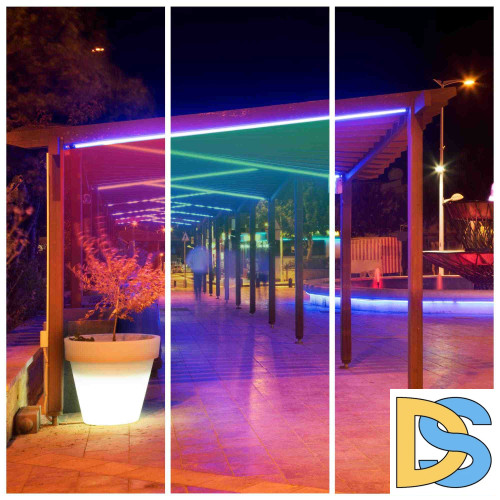 Светодиодная лента Apeyron 12В СТ 14,4Вт/м smd5050 60д/м IP65 5м RGB 12BL