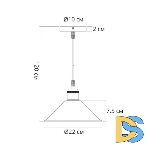 Подвесной светильник Arte Lamp Cappello A7037SP-1BK