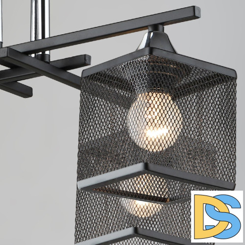 Потолочная люстра Reluce 05986-0.3-04 BK+CR