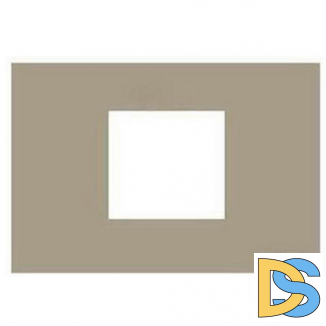 Рамка итальянский стандарт 2 модуля ABB Zenit Шампань