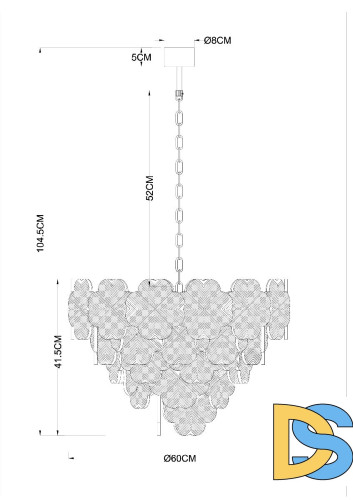 Подвесная люстра Arte Lamp Mallika A4077LM-10GO