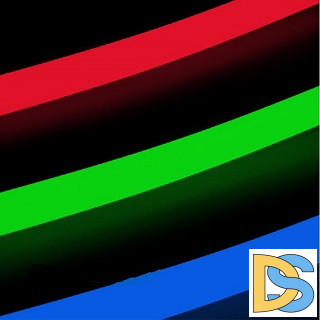 Светодиодная герметичная лента Arlight MOONLIGHT-TOP-G280-D40mm 24V RGB 360deg (14.4 W/m, IP65, 5m, wire x1) 048826