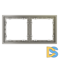 Рамка пластиковая VOLTUM S70 на 2 поста, (шелк)