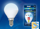 Лампа светодиодная (UL-00002374) Uniel E14 6W 4000K матовая LED-C37-6W/NW/E14/FR/MB PLM11WH