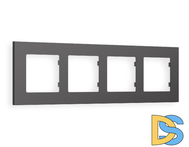 Рамка четырехместная Ambrella Volt Qubi AF250654