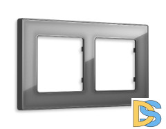 Рамка двухместная Ambrella Volt Arctic AF580652