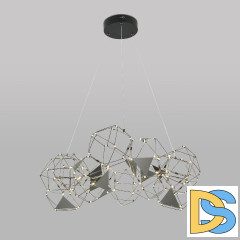 Подвесная люстра Eurosvet Uma 90369/12 черный жемчуг a065033