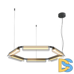 Подвесная люстра Maytoni Flat MOD296PL-L60BS3K