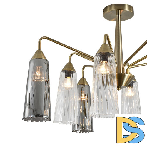 Люстра на штанге Indigo Campana 13028/8R Brass V000510