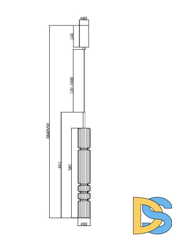 Подвесной светильник Maytoni Ordo MOD272PL-L12CH3K
