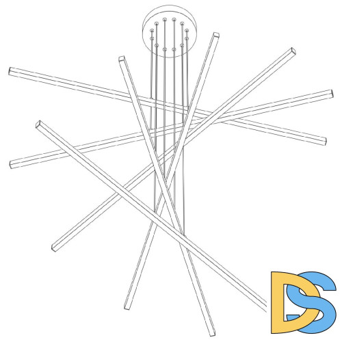 Подвесная люстра Citilux Стиг CL203260