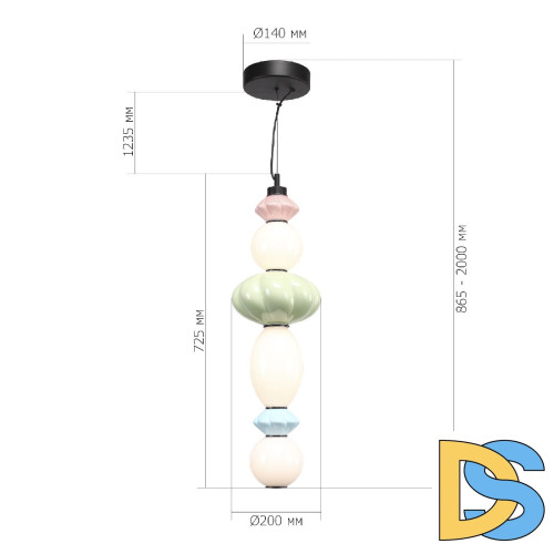 Подвесная люстра ST Luce Florentini SL6134.433.01