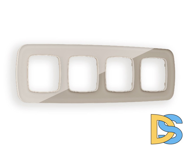 Рамка четырехместная Ambrella Volt Radian OF350604