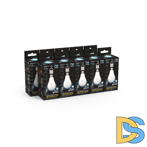 Лампа светодиодная аккумуляторная Gauss E27 7W 4100K матовая 102402207