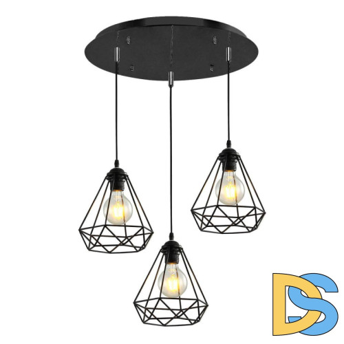 Подвесная люстра IMEX MD.1706-3-P BK