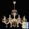 Подвесная люстра Bohemia Ivele Crystal 5417/8/240 G Amber/M-1F K721
