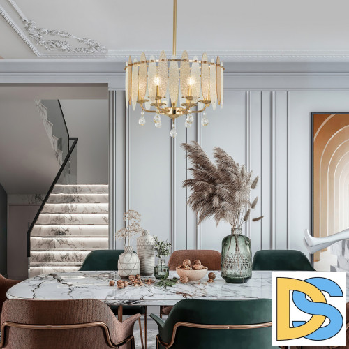 Люстра на штанге Arte Milano Sorrento 374309/6/350/470 GD