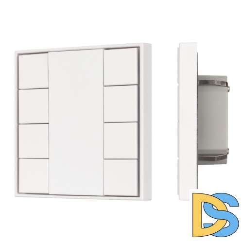 Кнопочная панель Arlight KNX-301-22-8-SH-IN White BUS, Frame 037723