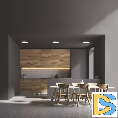 Встраиваемый светодиодный светильник Gauss Frameless круг 967511224